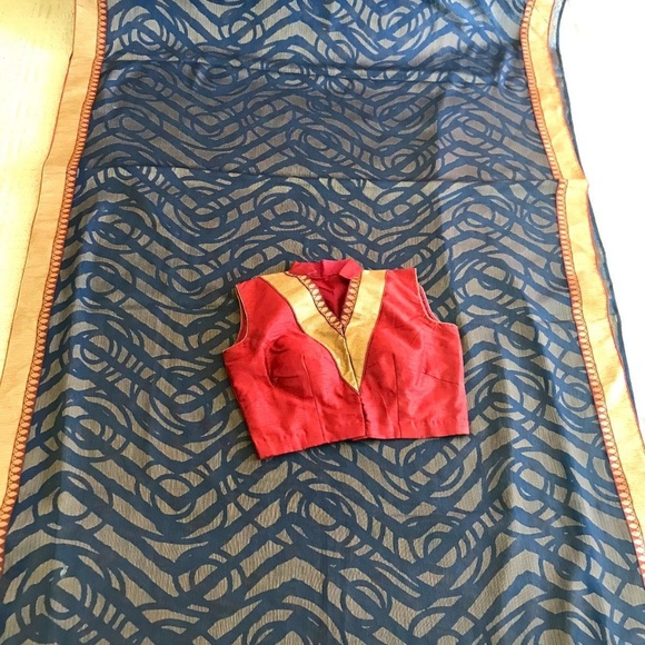 Silk saree lightweight jamdani work With blouse - Picture 2 of 8